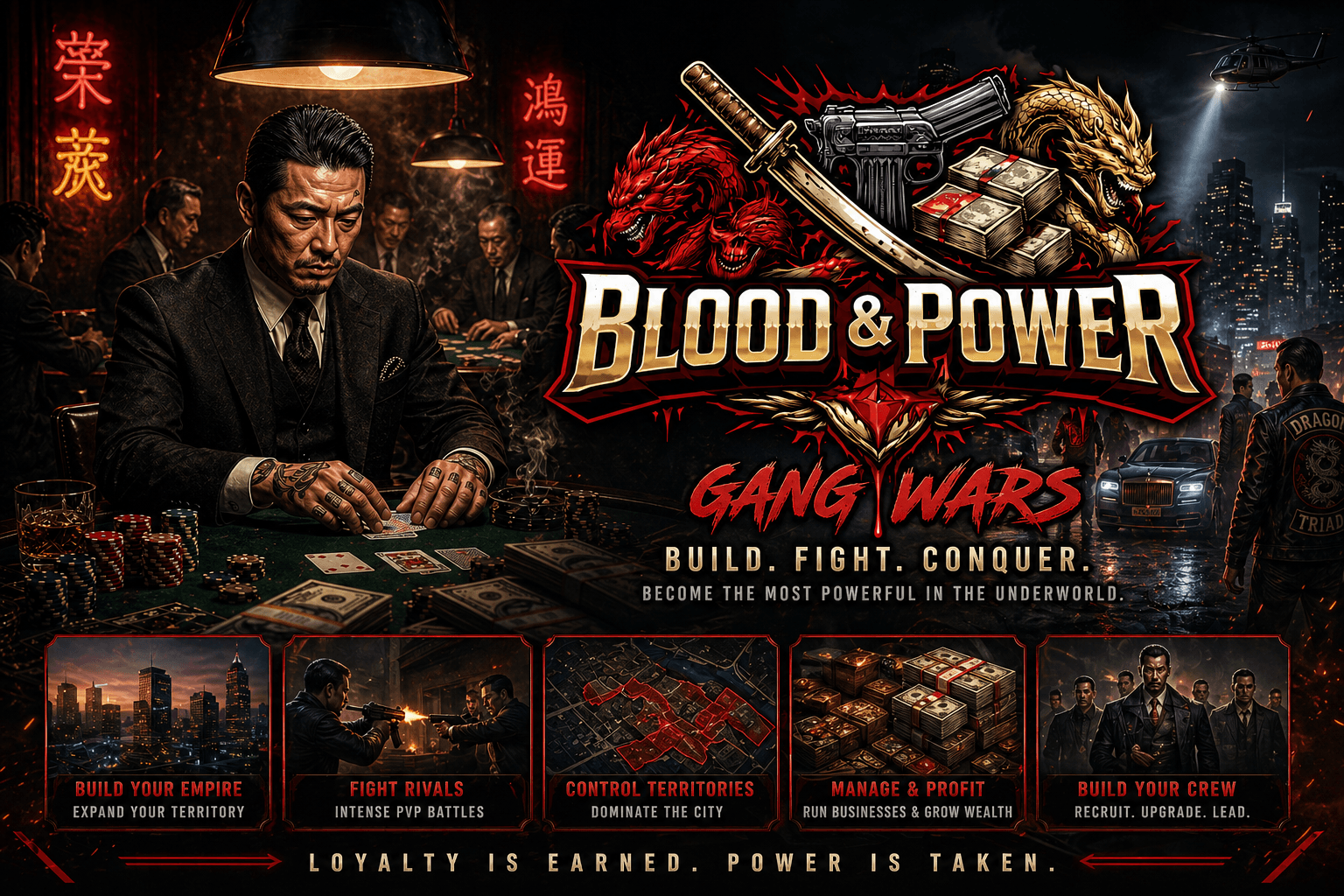 Blood and Power | Online Mafia Crime RPG and PBBG